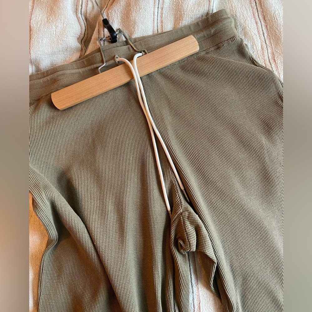 Mate the Label x Parachute Home Organic Thermal Wide Leg Pant